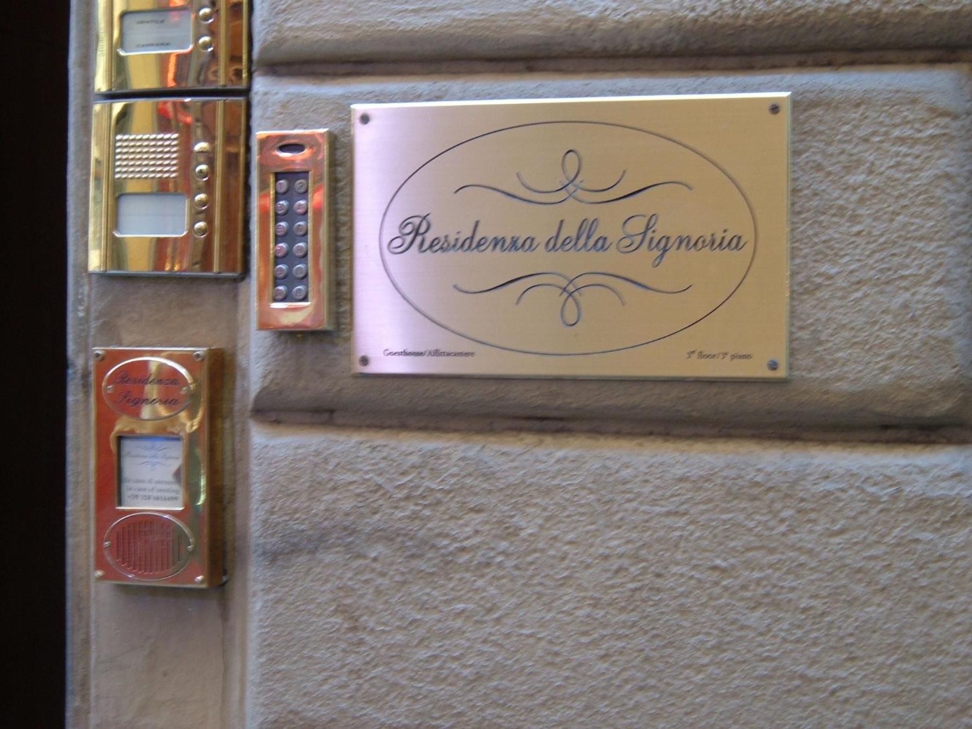 Residenza Della Signoria Hotel Florenţa Exterior foto
